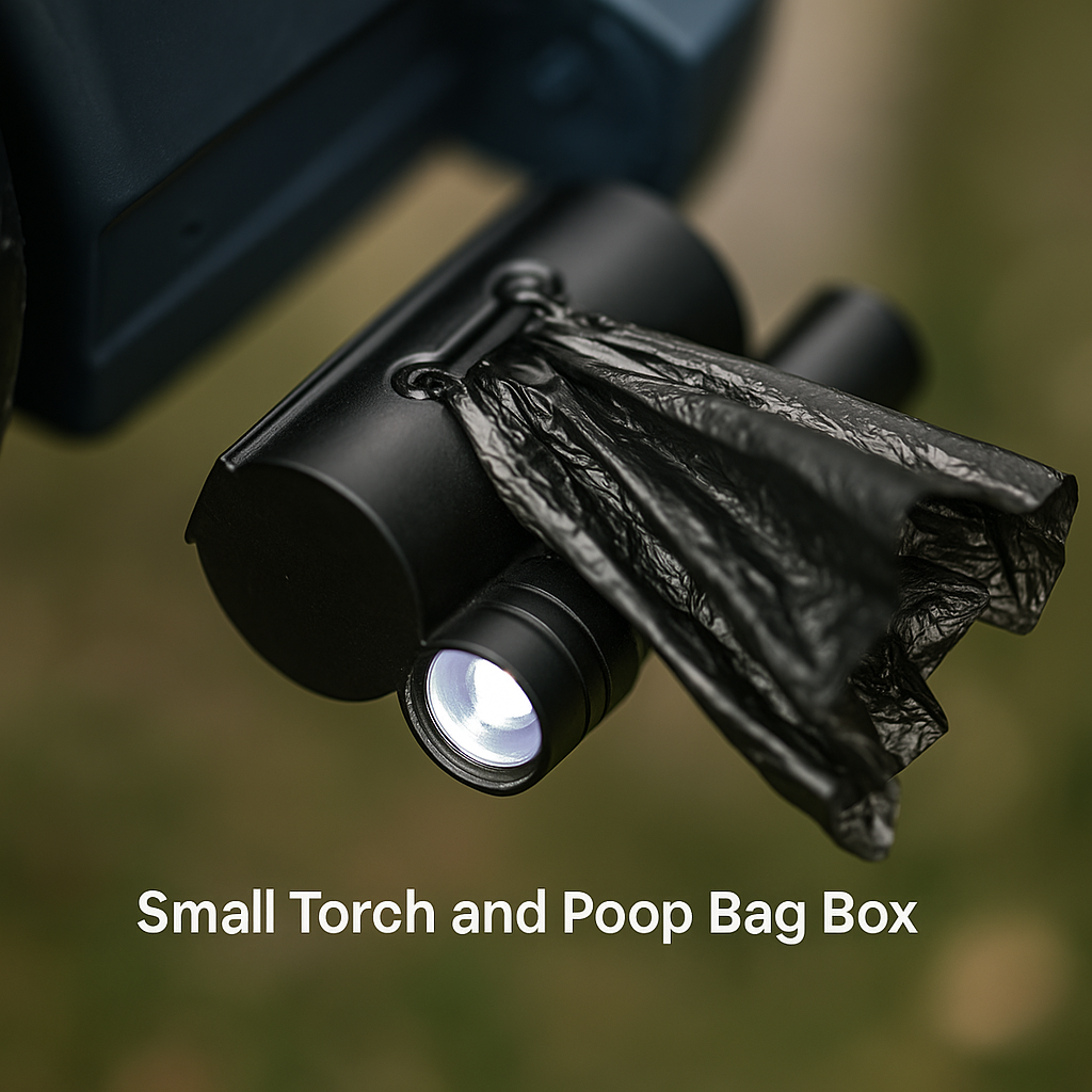 Dual Retractable Dog Leash with Flashlight