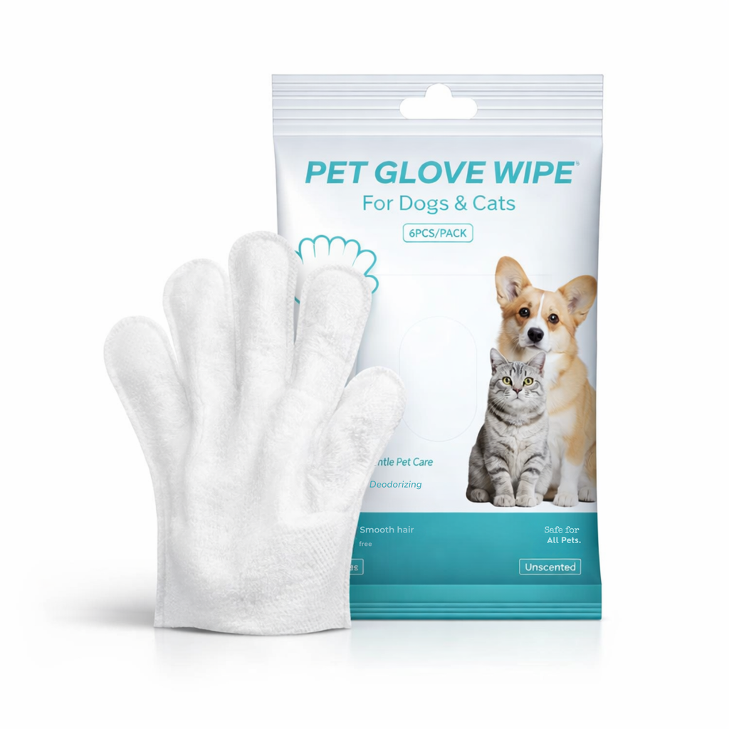 Pet Cleaning Gloves & Wipes