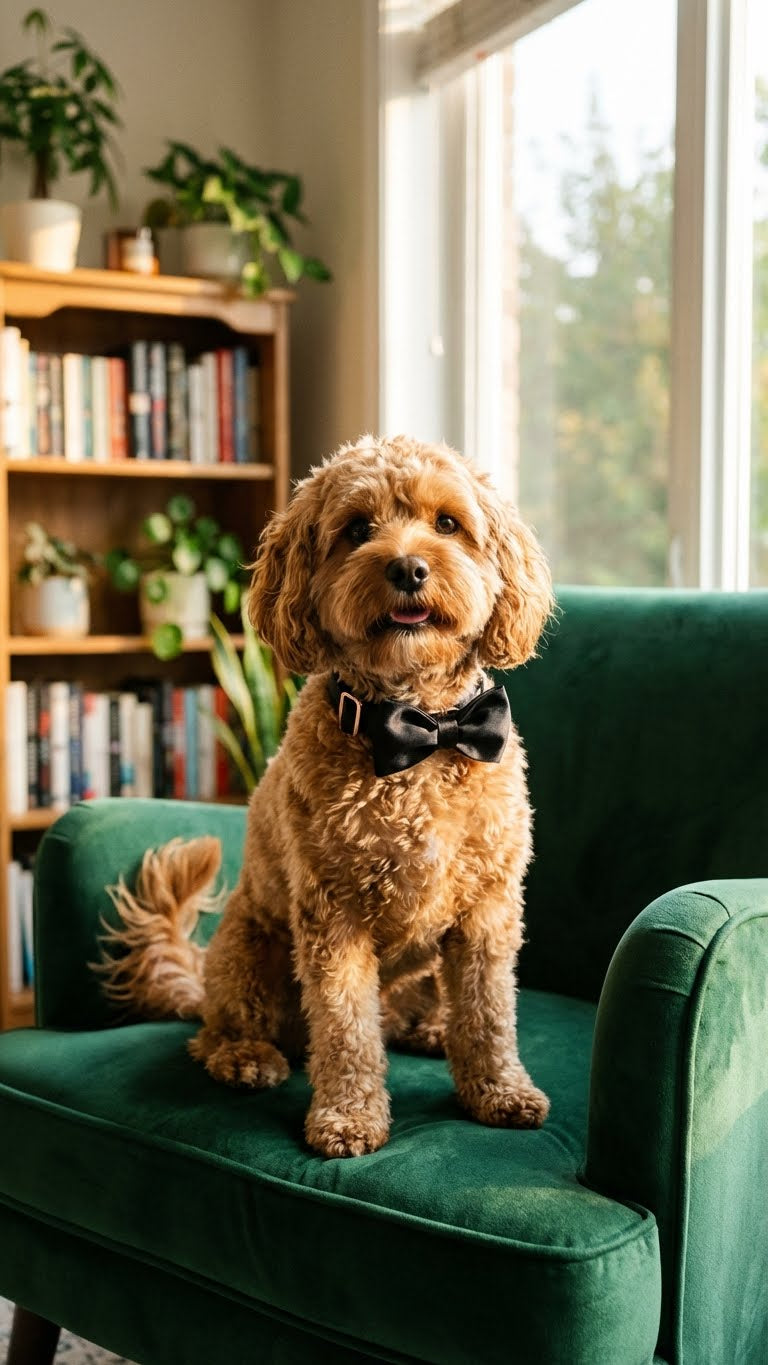 Black Collar Bow Tie